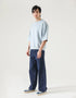HALF SLEEVES CREW NECK SWEATSHIRT